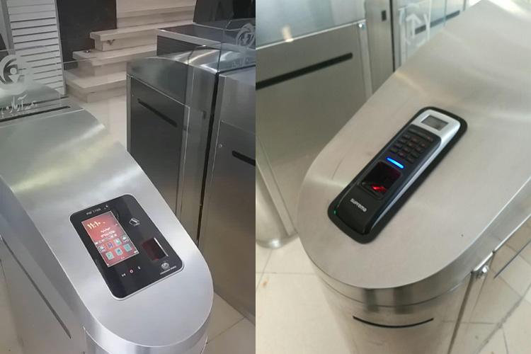 نصب اکسس کنترل روی گیت کنترل تردد